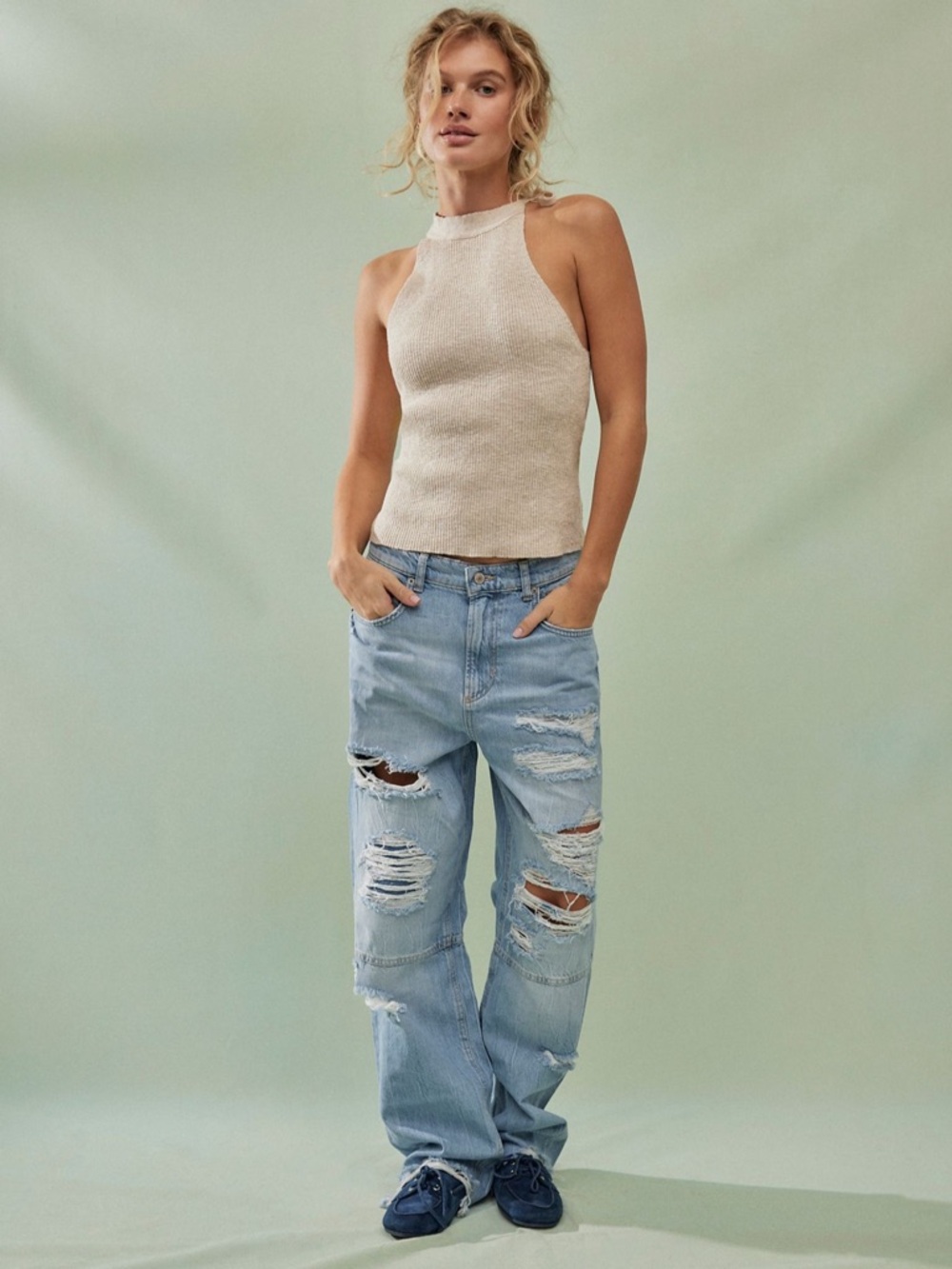 Free People curvy jeans